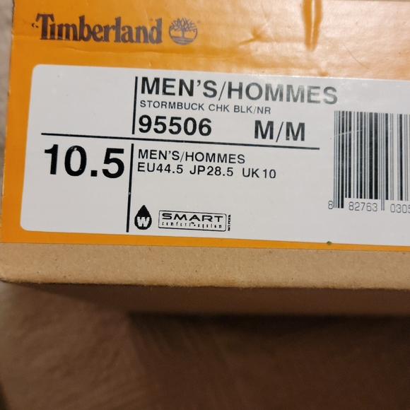 NEW Timberland Waterproof 6 inch Black  Nubuck 10.5 M Men’s /Hommes 95506 Boots - Picture 5 of 10